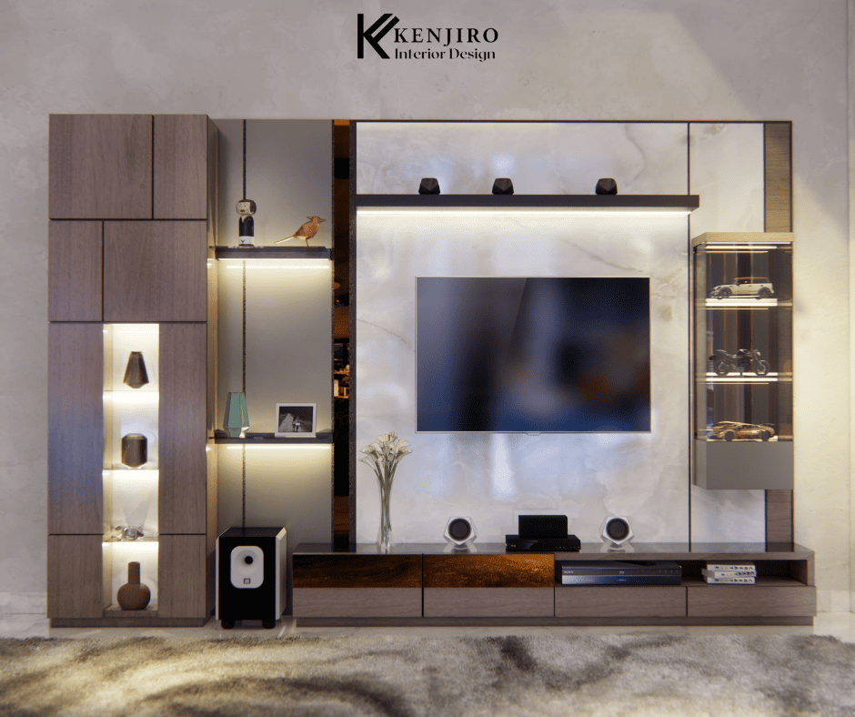 Mrs. P TV Wall Panel